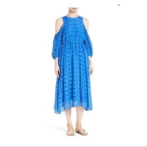 Tibi cold shoulder dress
